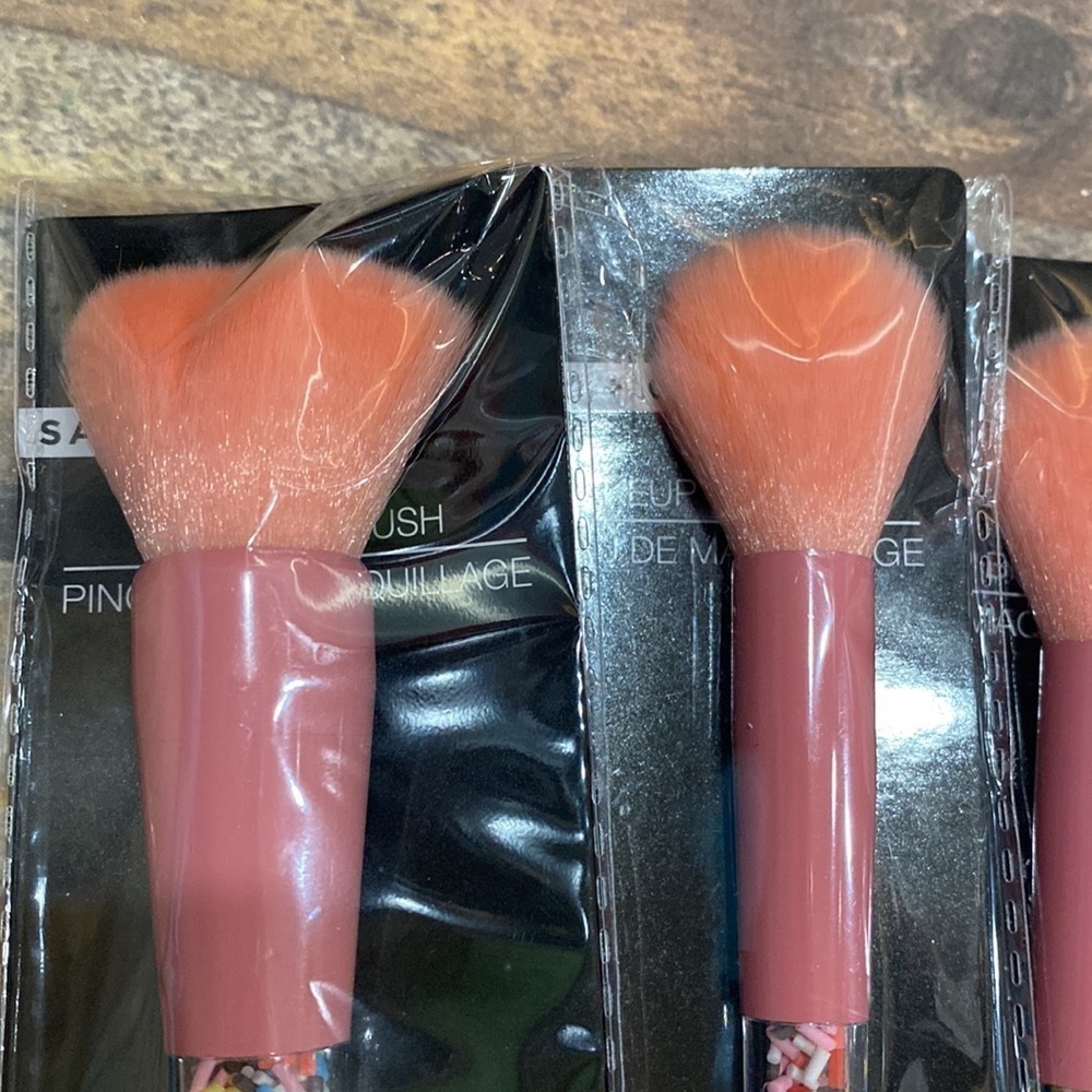 Makeup Brush Ice Cream Sprinkle pink set of 4 - Picture 4 of 5